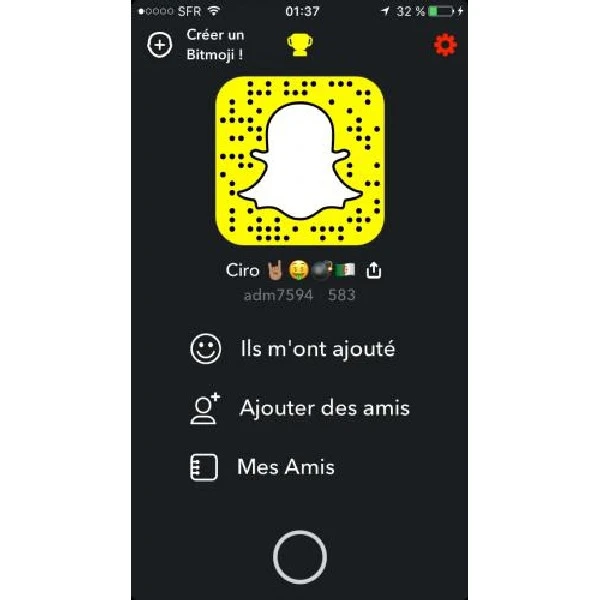 Rebeu bg et bien monter dispo jsuis dand le 94 je peux bouger ajouter snap adm7594